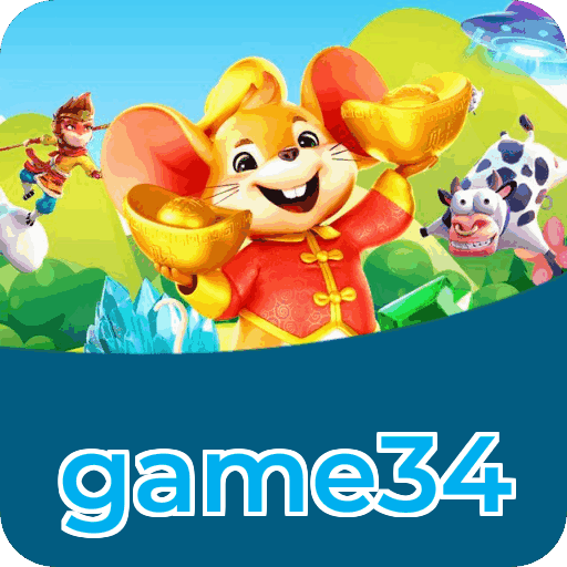 Material promocional do app game34 — ilustração, não métricas auditadas nesta página